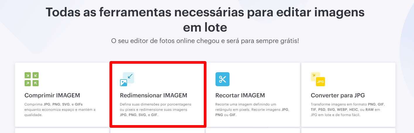 Como redimensionar gif online